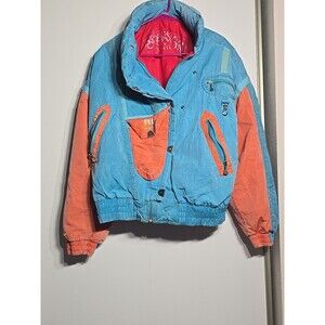 Women Vintage Retro snow magic Luhta sport Jacket  Sz 38 (10 US) Made In Finland